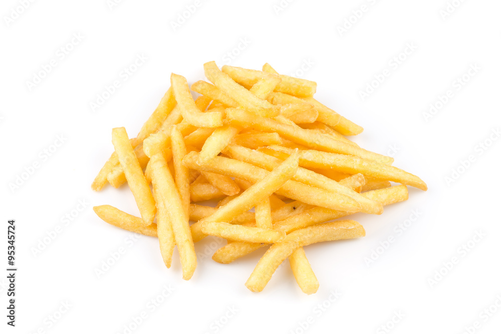 french fries isolated french fries isolated
