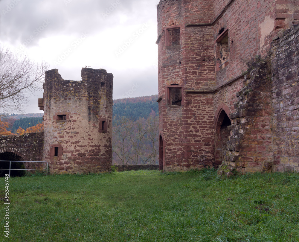 Ruinen einer alten Burg