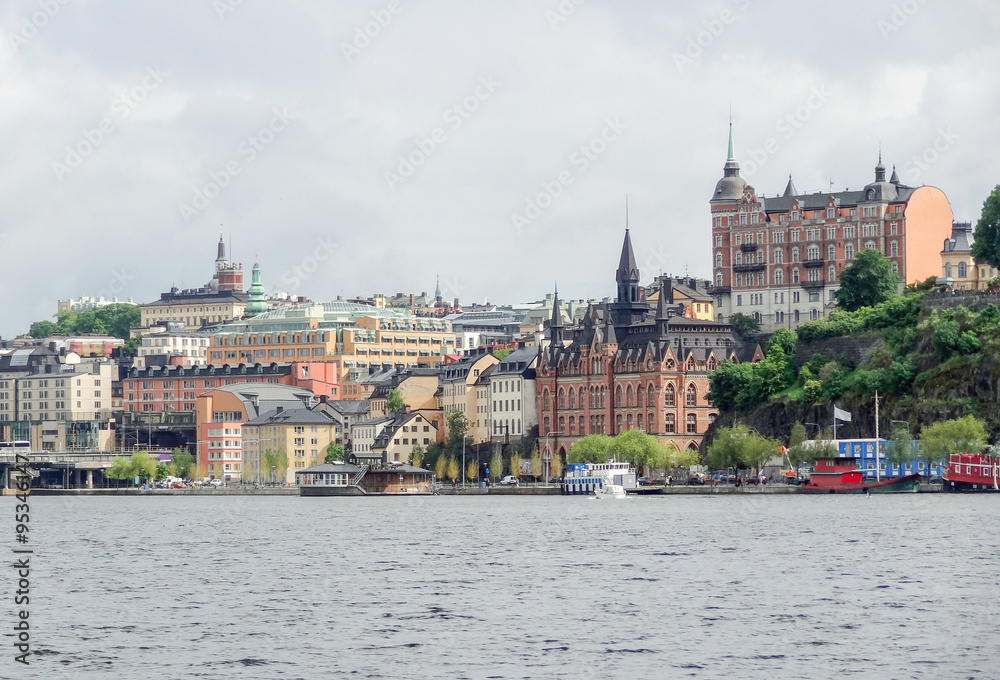Obraz premium Stockholm city view