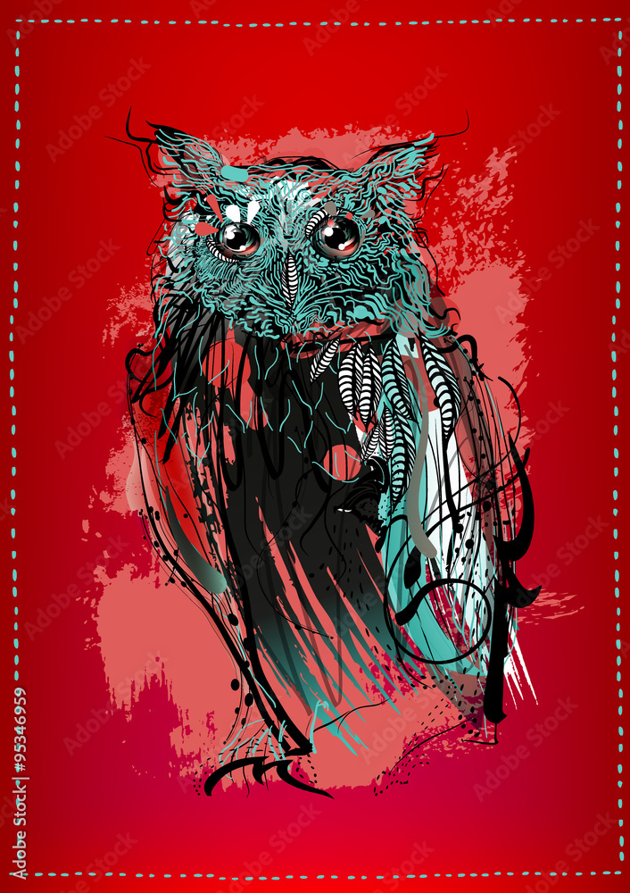 Obraz premium Owl Illustration