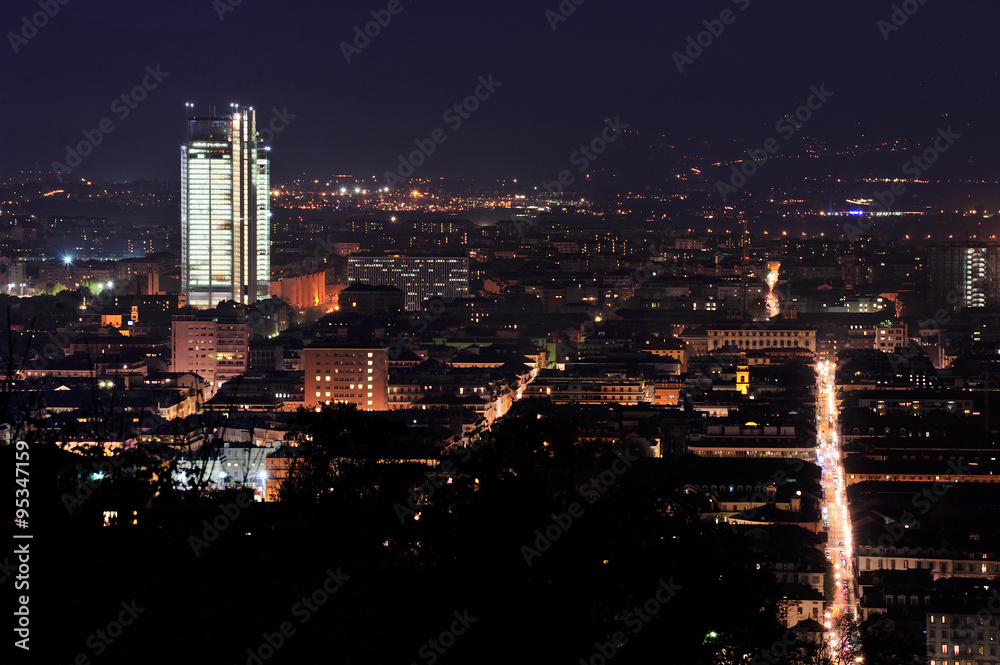 Fototapeta premium Turin cityscape - the skyscraper