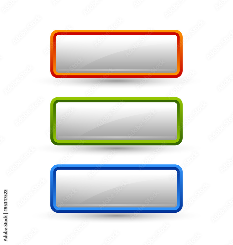 Glossy buttons Glossy buttons