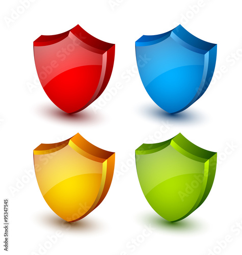 Colorful shields
