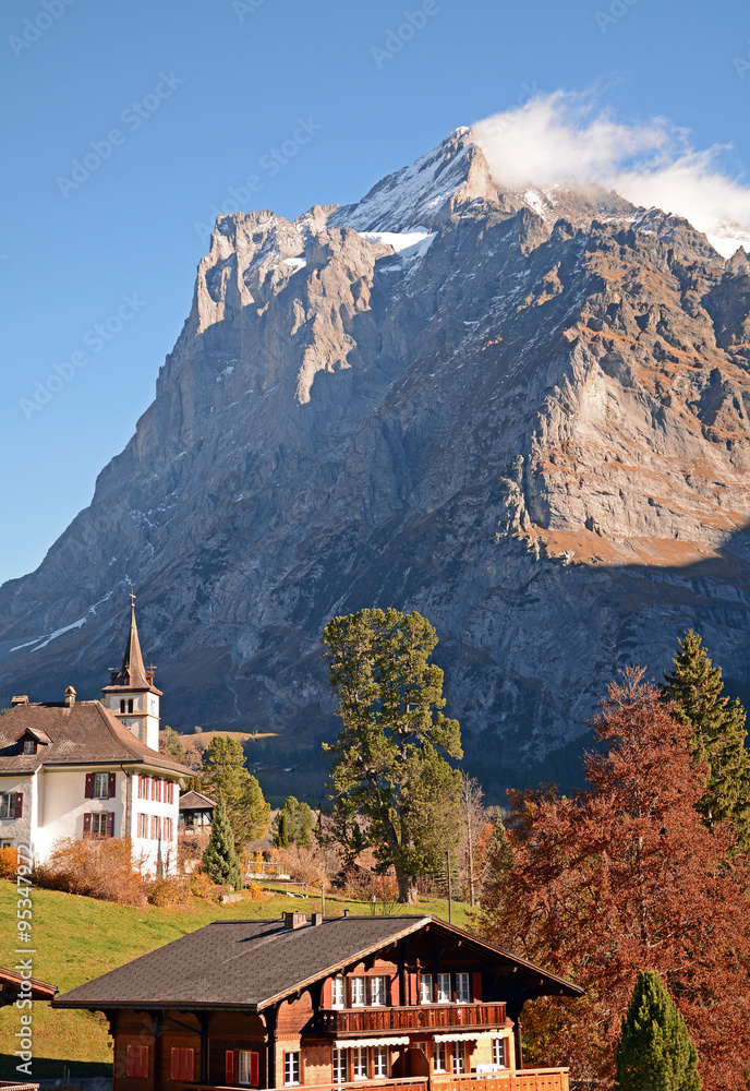 Grindelwald mit Wetterhorn (3692 m)