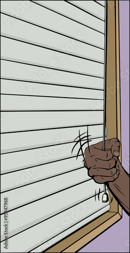 Hand Pulling Blinds Cord