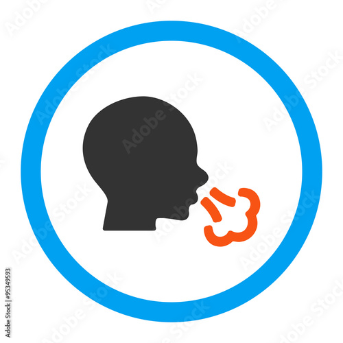 Sneezing Rounded Vector Icon