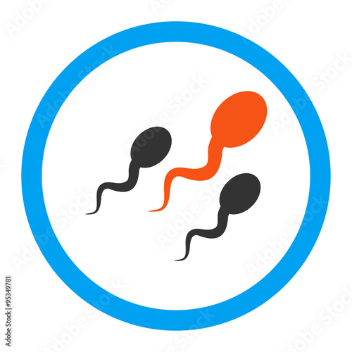 Sperm Rounded Vector Icon