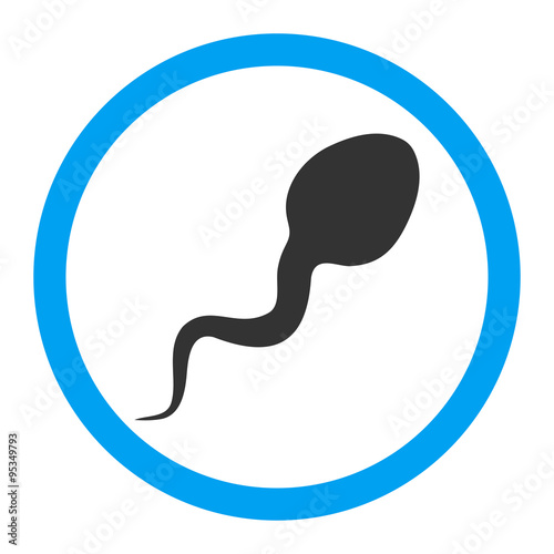 Spermatozoon Rounded Vector Icon photo