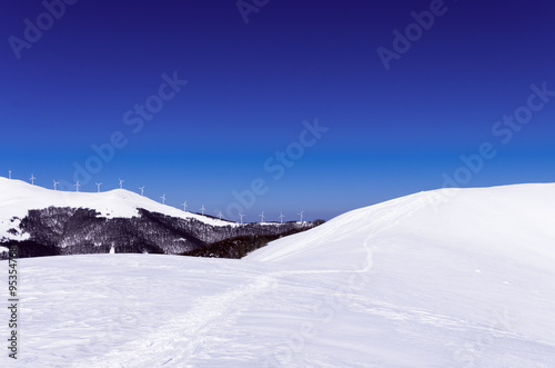 Mountain scenery in Vigla, Florina's ski center, Greece © kokixx
