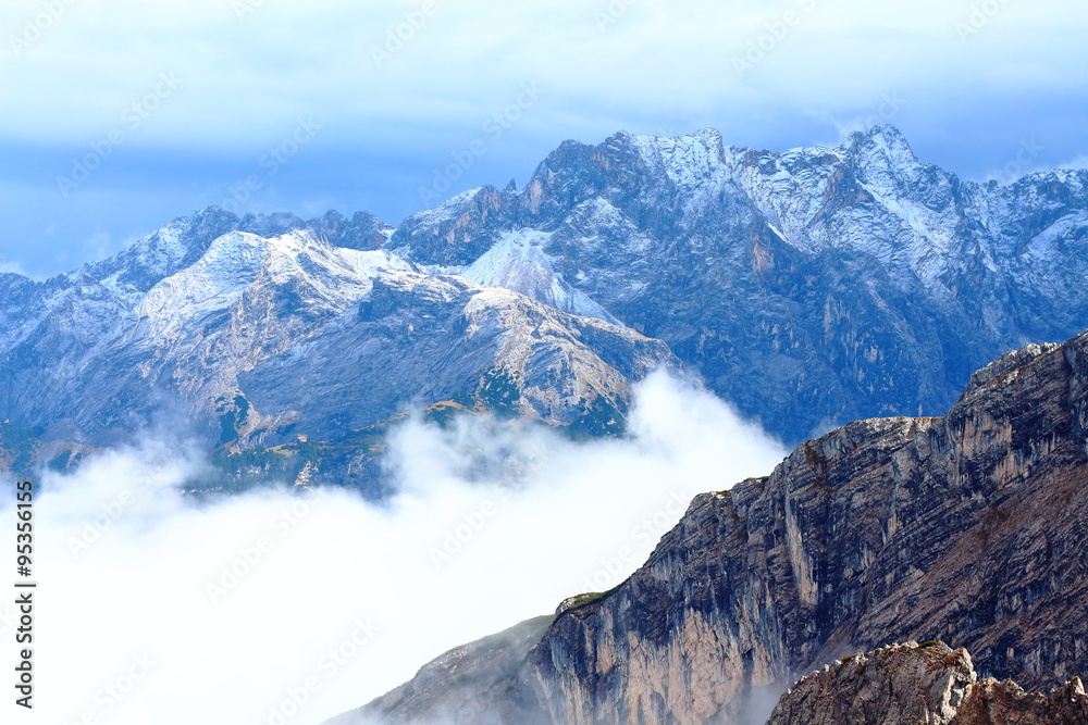 Four seasons in Alps, Garmisch, Germany 