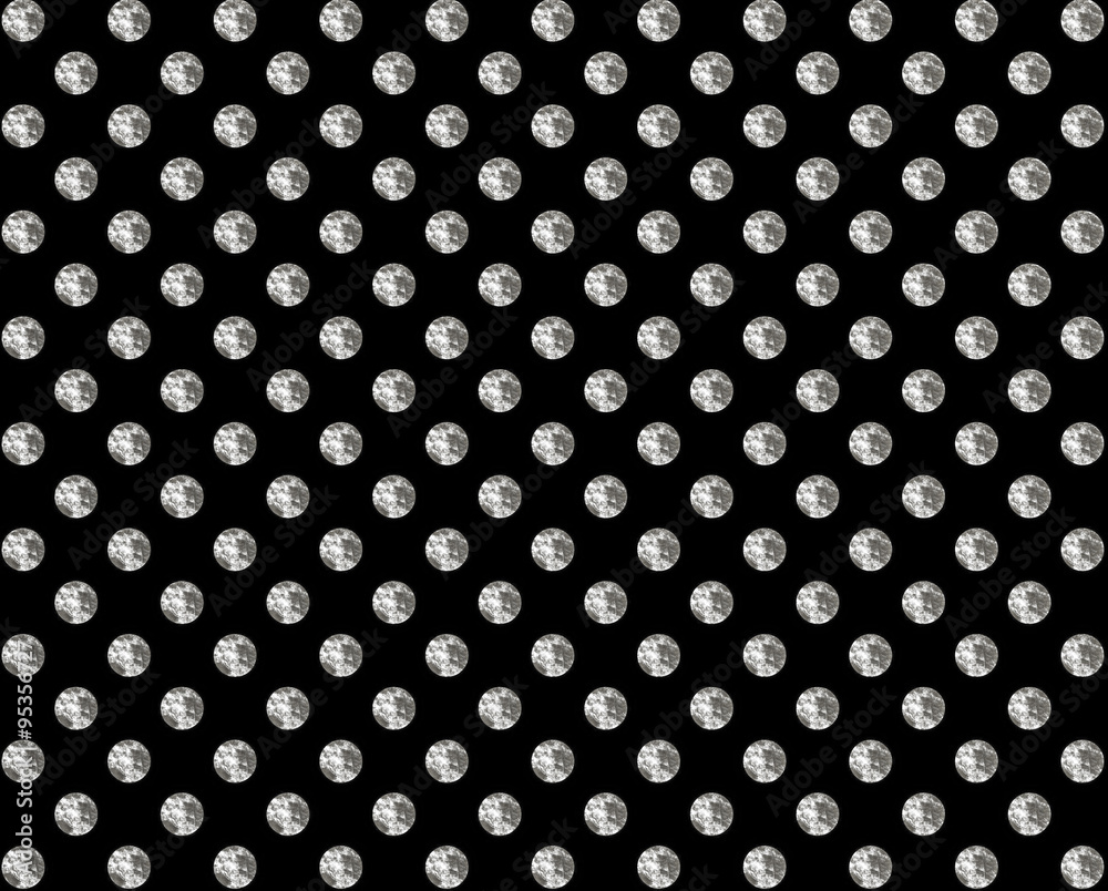 Polka pattern silver dot