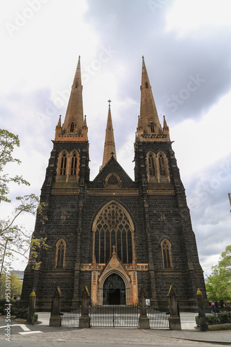 st.paul cathedral in melbourne,australia