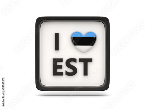 I love estonia sign