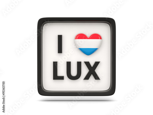 Free Download I love luxembourg sign - GFXLoad