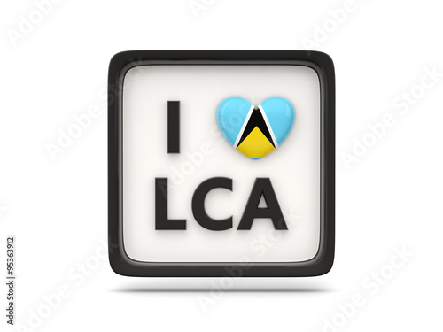 I love saint lucia sign Free Download I love saint lucia sign - GFXLoad