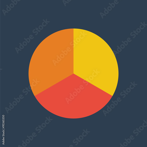 Segment pie chart icon,circle diagram, business icon.