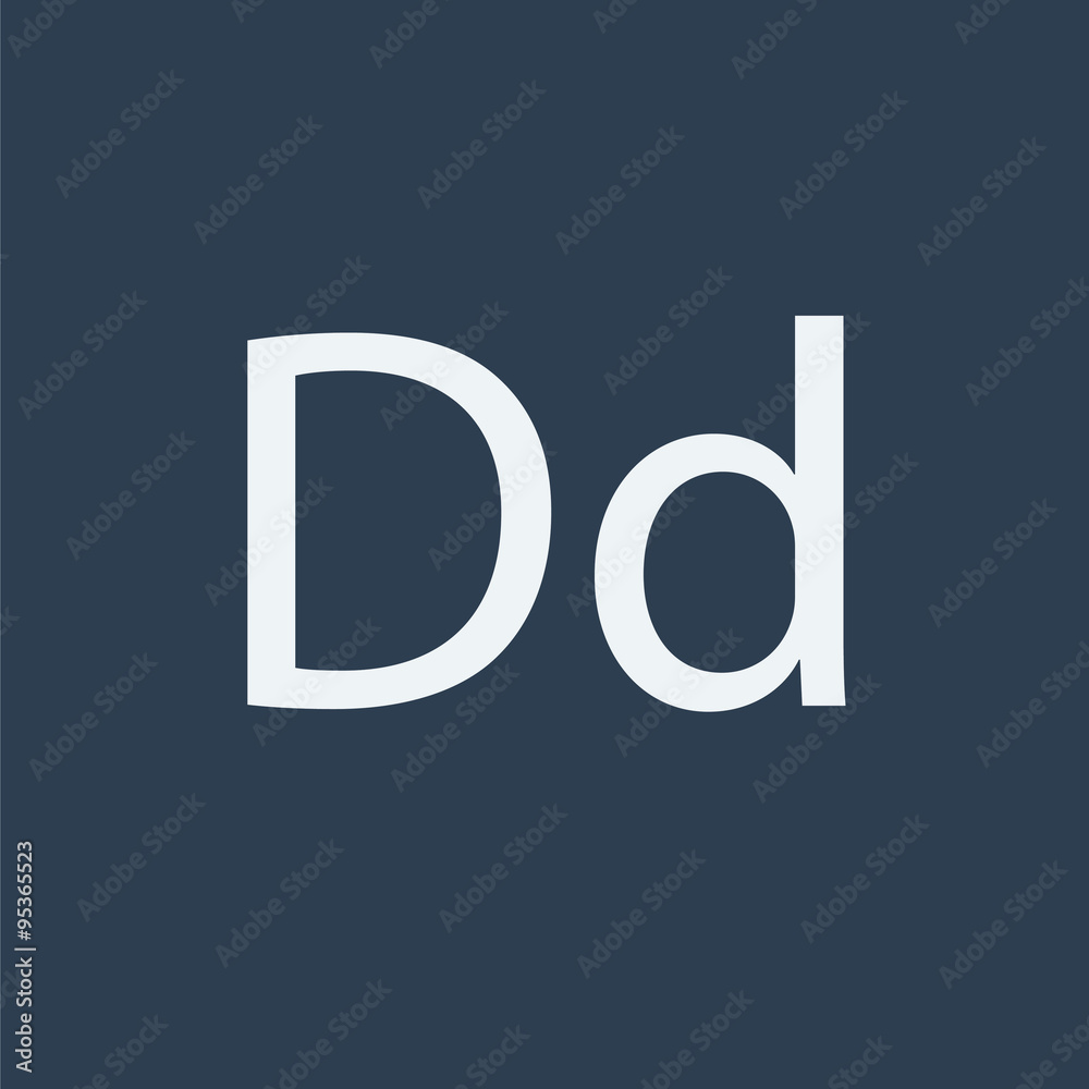 D letter icon. Alphabet icon. D letter icon. Alphabet icon.