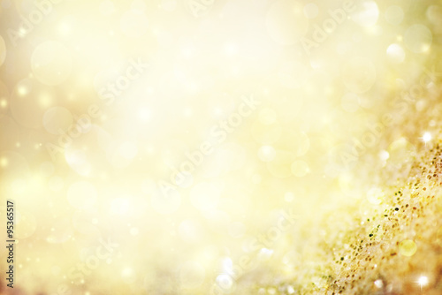 Abstract holiday background, beautiful shiny Christmas lights