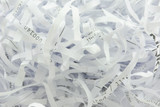 Close up of Shredded paper
