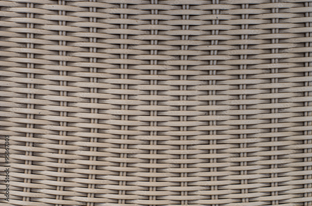 Close up of wicker pattern Close up of wicker pattern