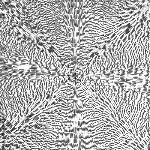 hand drawn vector background with a circle pattern