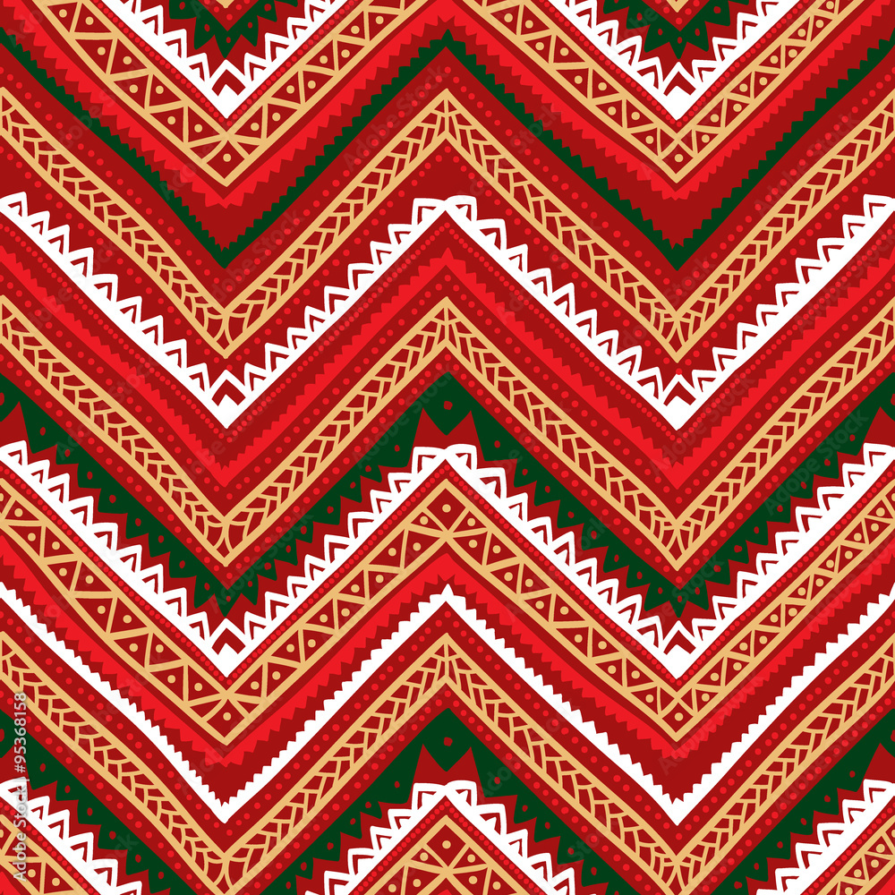 Seamless New Year's background.