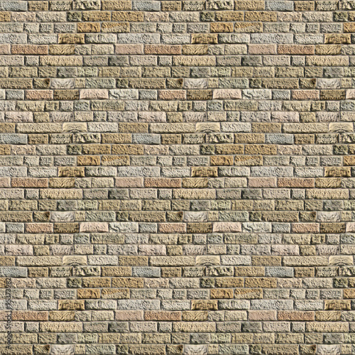High quality seamless background texture of a brick wall
