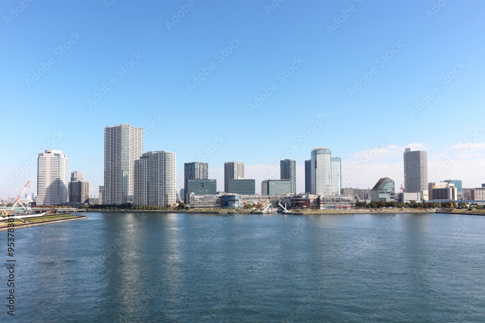 都市風景　勝どき 豊洲　