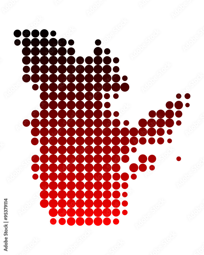 Karte von Quebec Karte von Quebec