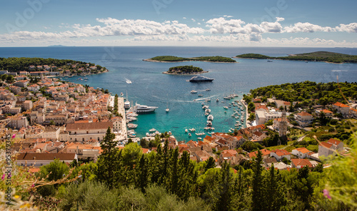 Town of Hvar yacht harbor