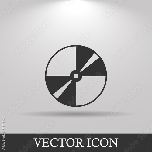 Vector CD or DVD icon