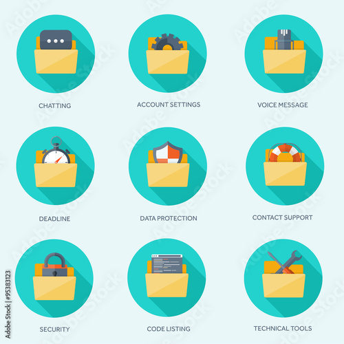 Vector illustration. Flat background with envelope. Emailing concept background. Spam and sms writing.Lettering