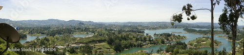 Guatape, Antioquia, Colombia - panoramic view, landscape - Guatapé & El Peñón © PCW