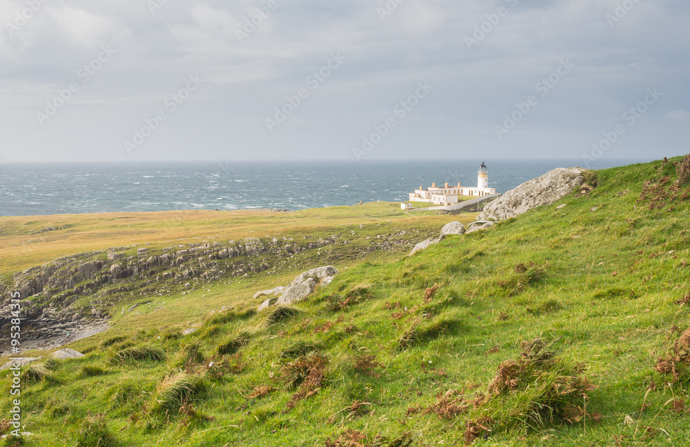 Lighthouse at West coast of Scotland