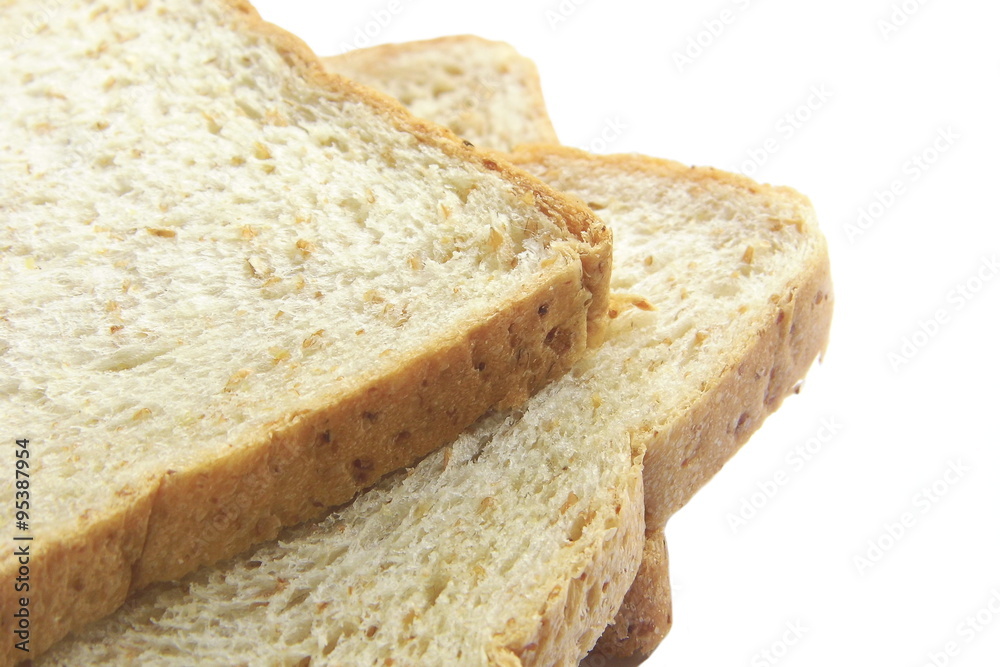 Slice of whole wheat bread