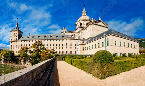 Royal Monastery in San Lorenzo El Escorial, Madrid, Spain
