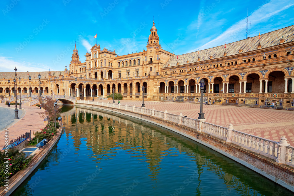 Plaza de Espana. Seville, Spain