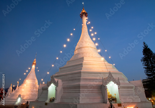 Temple of Phra That Doi Kong Mu, province Mae Hong Son, Thailand photo