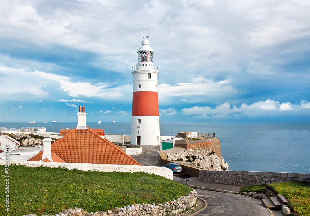 Lighthouse in Gibraltar Lighthouse in Gibraltar