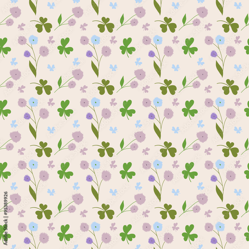 Romantic floral pattern Romantic floral pattern