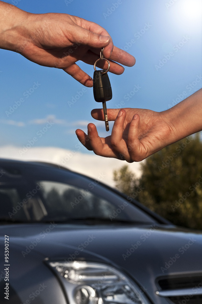 Fototapeta premium Carsharing_Sonne