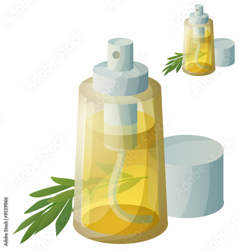 Detailed Icon. Cooking oil spray isolated on white background