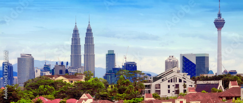 Canvas Print Views of Kuala Lumpur, Malaysia