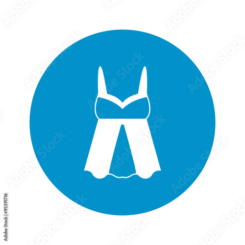 Vector illustration of  underwear icon