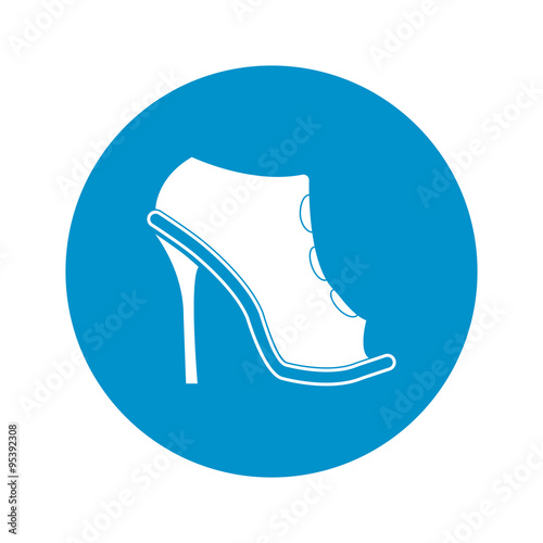 Vector illustration of shoes icon