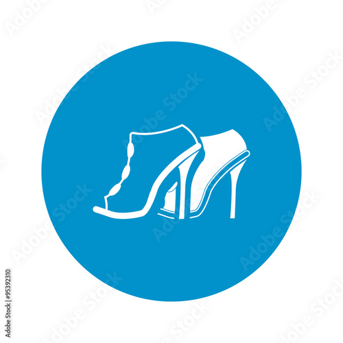 Vector illustration of  shoes icon