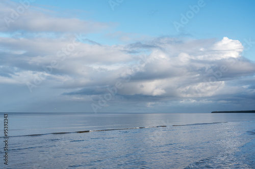 Clouds over baltic sea.