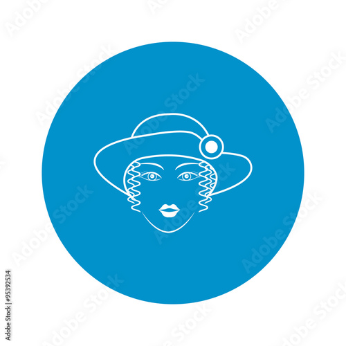 Vector illustration of face icon