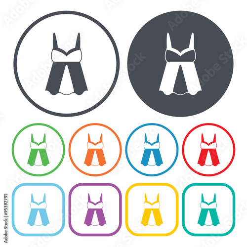 Vector illustration of  underwear icon