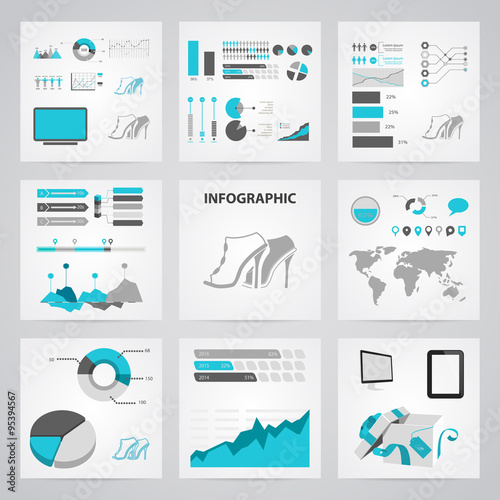 Vector illustration of  shoes icon